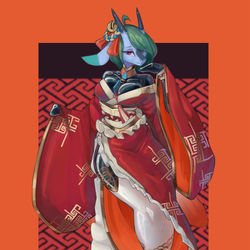 This is a pixiv picture whose title is 和服.