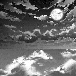 This is a pixiv picture whose title is 夜空トーン０２.