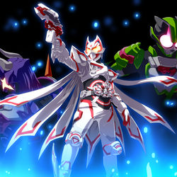 This is a pixiv picture whose title is ギーツの新世界.