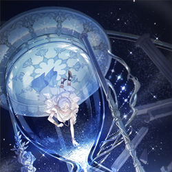 This is a pixiv picture whose title is 沙漏.