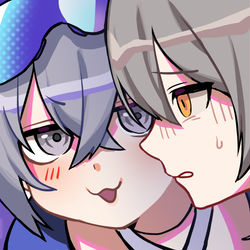 This is a pixiv picture whose title is やる？.