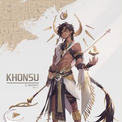 This is a pixiv picture whose title is KHONSU的化身.
