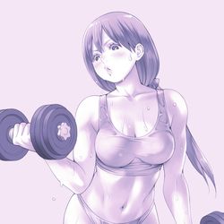 This is a pixiv picture whose title is 夏までにやせたいガール.