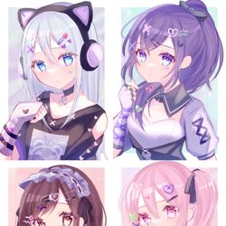 This is a pixiv picture whose title is Iなんです💜.