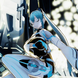This is a pixiv picture whose title is spaceship station+視界動画.