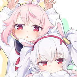This is a pixiv picture whose title is 🐰.