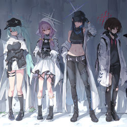 This is a pixiv picture whose title is アリウススクワッド.