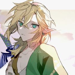 This is a pixiv picture whose title is Link.