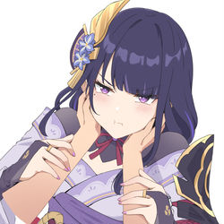 This is a pixiv picture whose title is Squishy Raiden Shogun/Ei🥰.