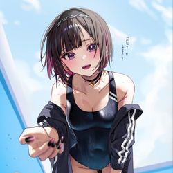 This is a pixiv picture whose title is 怒ってみたけど全然反省してなさそう….