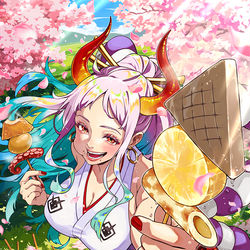 This is a pixiv picture whose title is ヤマト（ONE PIECE）#3.