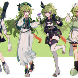 This is a pixiv picture whose title is さまざまなコレイちゃん.