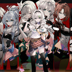 This is a pixiv picture whose title is 女武神.