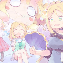 This is a pixiv picture whose title is 小原鞠莉さん、魔王のマリさん、お誕生日おめでとうございます.