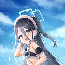 This is a pixiv picture whose title is メイドアリス（水着）.