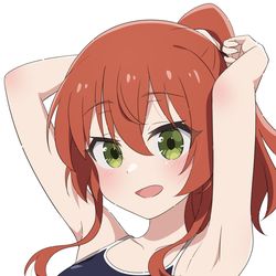 This is a pixiv picture whose title is スク水喜多ちゃん.