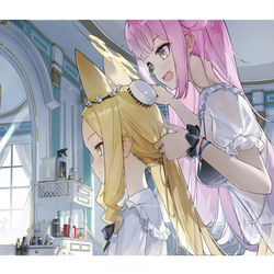 This is a pixiv picture whose title is 茶话会~.