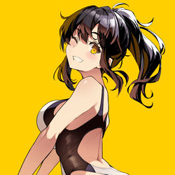 This is a pixiv picture whose title is 競泳水着.