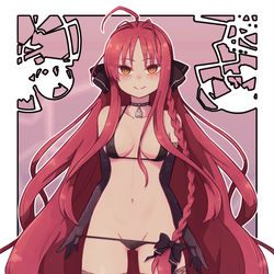 This is a pixiv picture whose title is 矢来美羽.