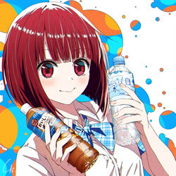 This is a pixiv picture whose title is 『ダイドーコラボかなちゃん』.