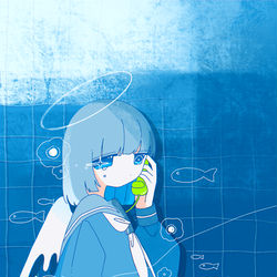 This is a pixiv picture whose title is プール11.