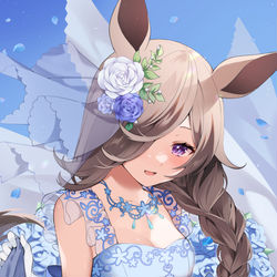 This is a pixiv picture whose title is ウェディングライスちゃん.