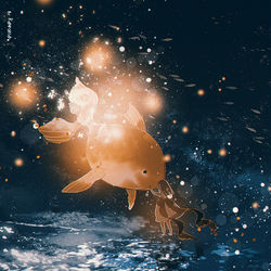 This is a pixiv picture whose title is Pisces.