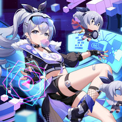 This is a pixiv picture whose title is 小银狼.
