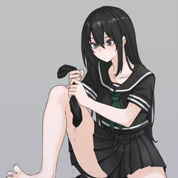 This is a pixiv picture whose title is 梅雨.