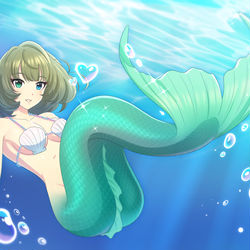 This is a pixiv picture whose title is 人魚楓さん ver. 2.