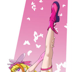 This is a pixiv picture whose title is キュアバタフライ.