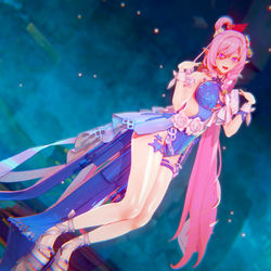 This is a pixiv picture whose title is Elysia.