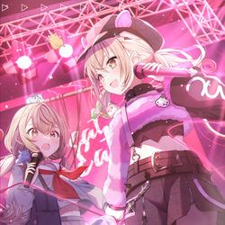 This is a pixiv picture whose title is 反響していく声 加速して.