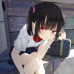 This is a pixiv picture whose title is 最近暑いね。.