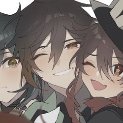 This is a pixiv picture whose title is うちの子が可愛くて仕方のない鍾離先生.