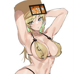 This is a pixiv picture whose title is 水着ミリア.