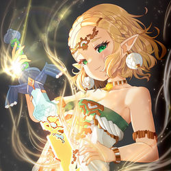 This is a pixiv picture whose title is ゼルダ.