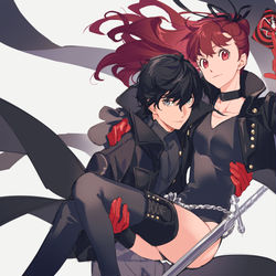 This is a pixiv picture whose title is ペルソナ5ログ③.