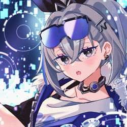 This is a pixiv picture whose title is 銀狼ちゃん.
