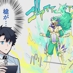 This is a pixiv picture whose title is ビーマさんの宝具（特殊演出）.