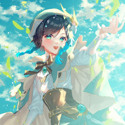 This is a pixiv picture whose title is ウェンティ生誕祭2023.