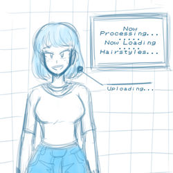This is a pixiv picture whose title is Build-a-Bimbo.