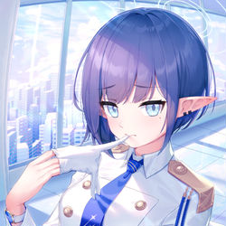 This is a pixiv picture whose title is アオイ.