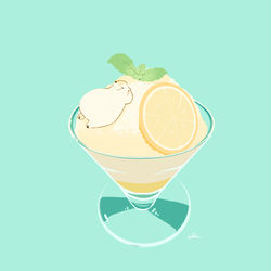 This is a pixiv picture whose title is レモンシャーベット.