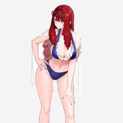 This is a pixiv picture whose title is 💙💗.