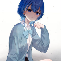 This is a pixiv picture whose title is 先生に反抗的だった学生すいちゃん.