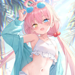 This is a pixiv picture whose title is 水着ホシノ.
