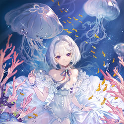 This is a pixiv picture whose title is 海洋晨曦.