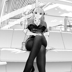 This is a pixiv picture whose title is 電車の中のJD.