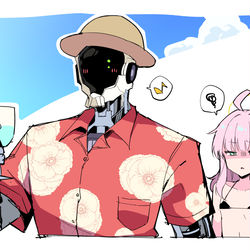 This is a pixiv picture whose title is 配信中のらくがき.